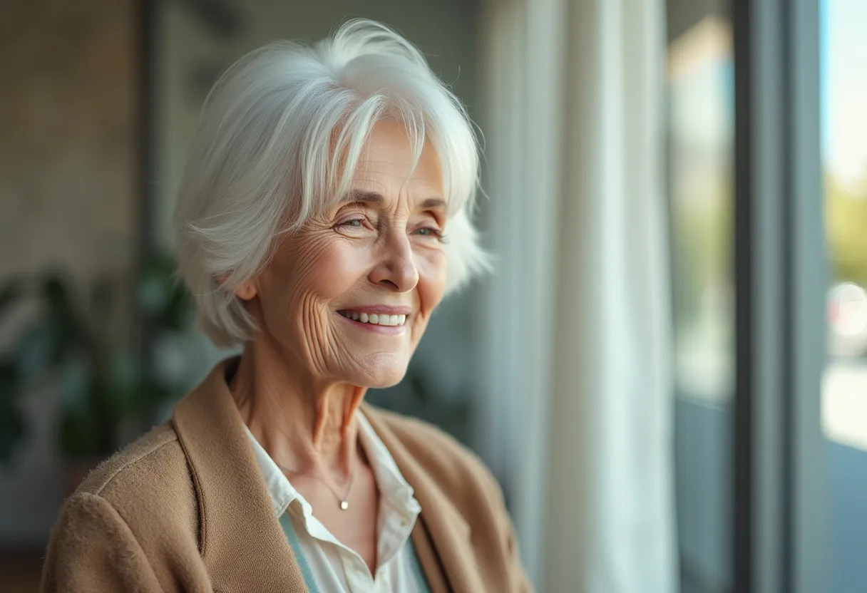 femme 60 ans coiffure