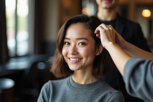 Les meilleures coupes de cheveux pour visage rond selon les experts