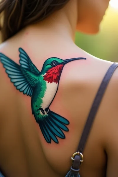 Légendes et mystères autour de la signification du tatouage colibri